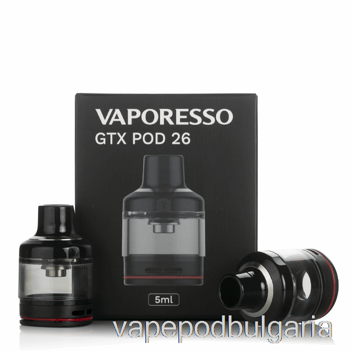 Vape 10000 Дръпки Vaporesso Gtx Pod 22 & 26 Replacement Pods 5ml Gtx 26 Pods